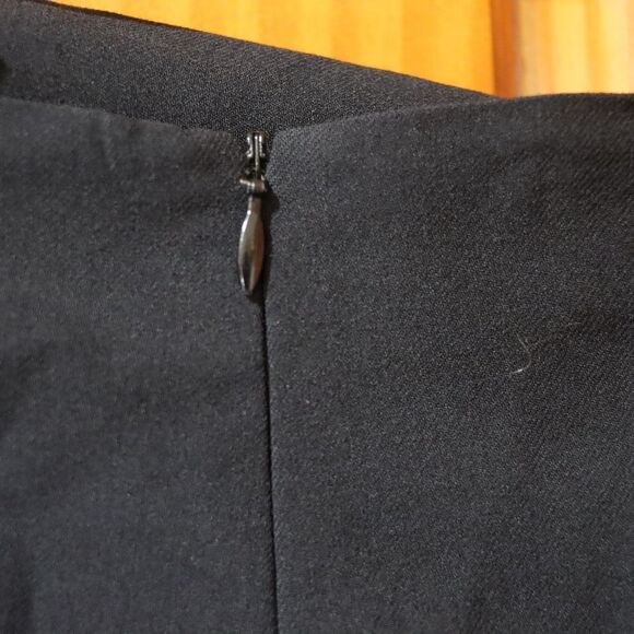 Dries Van Noten Vintage Black Belted Long Maxi Skirt Wool 42 - Picture 9 of 13